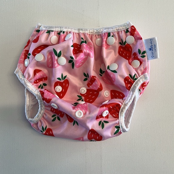 Bundle of Reusable & Adjustable Swim Diaper/Cloth Diaper Cover 0-36 months EUC - Picture 7 of 11